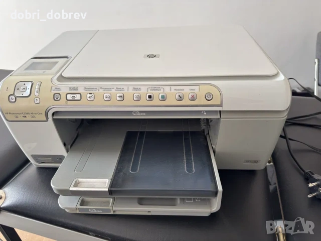 Цветен принтер, скенер и копир - 3 в 1 - hp - Hewlett Packard и за директен печат на снимки от карта, снимка 4 - Принтери, копири, скенери - 54575365