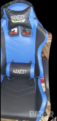 BANDIT BLUE THUNDER: Офис, Геймърски стол, снимка 7 - Столове - 55578479