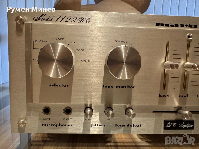 Продавам усилвател Marantz 1122DC, снимка 3 - Ресийвъри, усилватели, смесителни пултове - 55002603