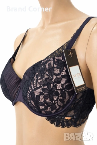 Луксозен дантелен комплект бельо Hunkemöller – Сутиен 75D и Бикини S, снимка 3 - Бельо - 54552282