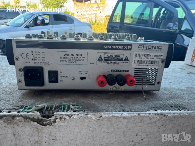 Phonic mm1202xp, снимка 6 - Ресийвъри, усилватели, смесителни пултове - 54947343