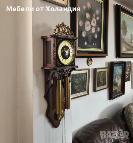 Механичен стенен часовник, снимка 7 - Стенни часовници - 54967067