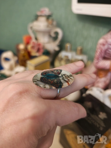 Мурано страхотен пръстен , снимка 7 - Пръстени - 54082379