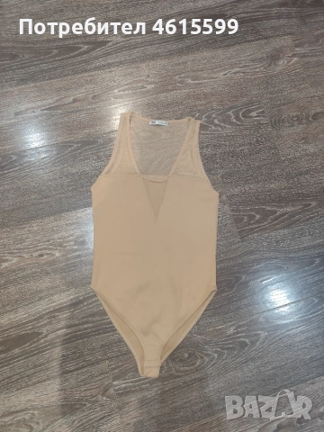 боди с мрежа на Zara , снимка 2 - Потници - 55179775