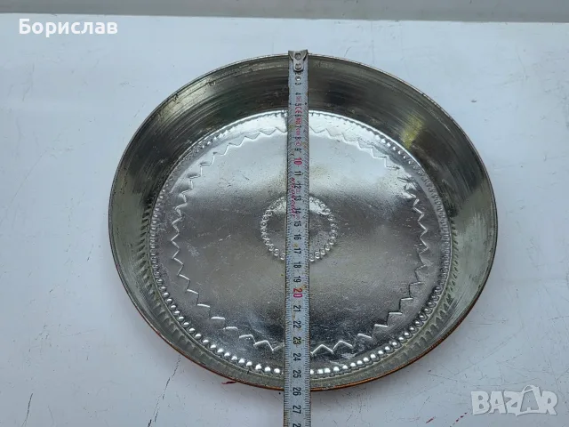 Медна тава - бакърена, снимка 3 - Съдове за готвене - 55589627