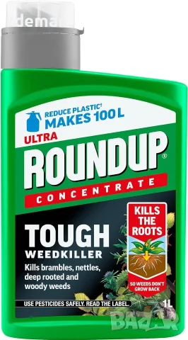 Roundup Tough Weedkiller, концентрат, до 100 литра, 1 литър