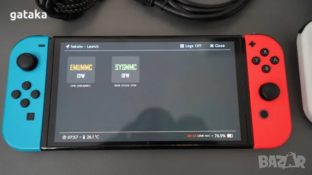 Nintendo Switch OLED с чип - 128GB и 18 игри, снимка 5 - Nintendo конзоли - 55531382