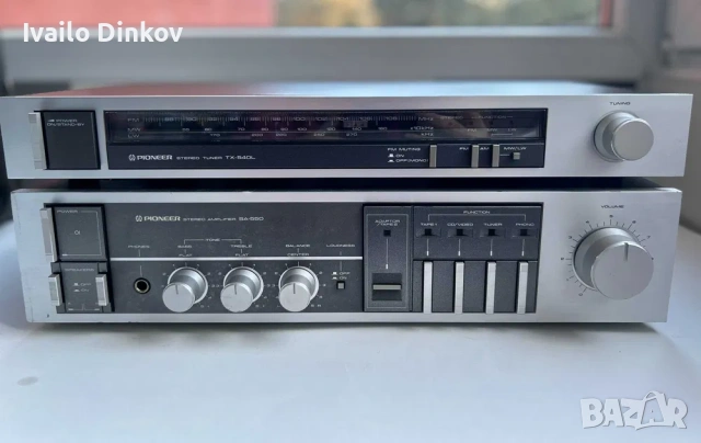 Усилвател SA-550 и тунер TX-540L Pioneer. Бонус- говорители Pioneer!, снимка 2 - Ресийвъри, усилватели, смесителни пултове - 54103948