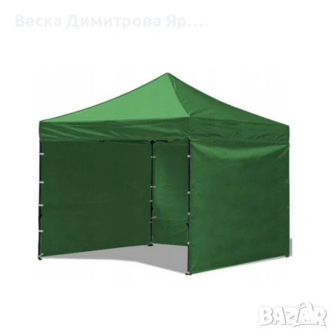 Професионална водоустойчива търговска и градинска шатра 3x3 м, снимка 5 - Градински мебели, декорация  - 54633886