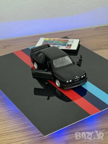 уникален BMW/БМВ M3 умален метален модел с LED