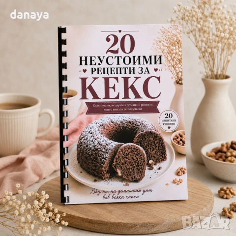 6718 20 неустоими рецепти за кекс – рецептурник с изпитани сладкиши