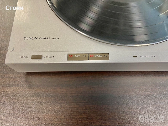 Тримоторен грамофон Denon, снимка 4 - Грамофони - 55062228