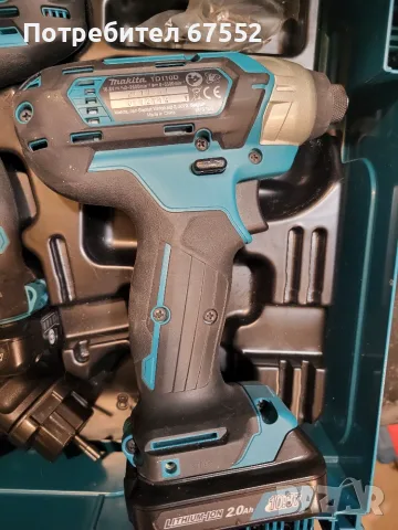 Комплект винтоверт и импакт Makita 10.8v, като нови., снимка 5 - Винтоверти - 55628605