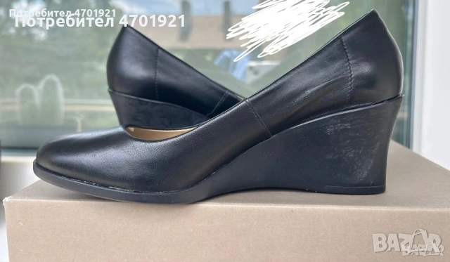 Черни обувки на платформа BATA, снимка 16 - Дамски обувки на ток - 53136927