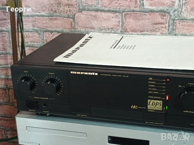 Mаrаntz PM-25 качествен транзисторен клас АБ, снимка 7 - Ресийвъри, усилватели, смесителни пултове - 54142098