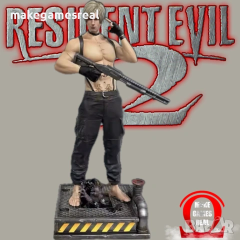 Екшън фигура Resident Evil 2 - Leon S. Kennedy, снимка 2 - Аксесоари - 54240860