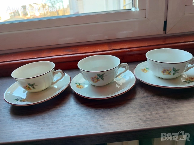 3 комплекта чашки за кафе с вместимост 60 мл., снимка 2 - Други стоки за дома - 54111793