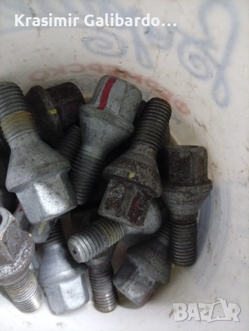 Болт за джанти Dacia Sandero Stepway 3 (2020-...) M12× 1,5 мм, резба 3 см, снимка 3 - Части - 54094532