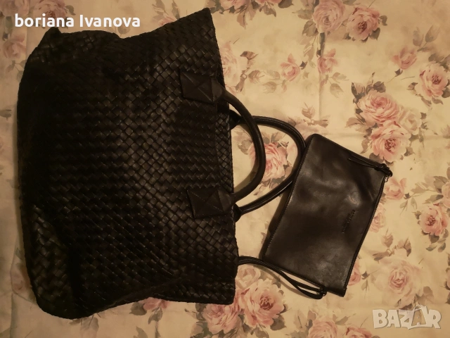 естествена кожа prada, montini, botega veneta , снимка 9 - Чанти - 54387466
