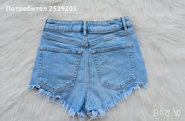 Къси дънкови панталони ZARA - размер XXS , снимка 3 - Къси панталони и бермуди - 55239542
