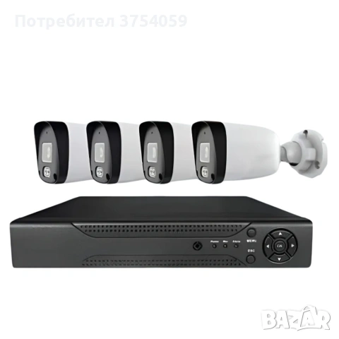 Професионален комплект за сигурност с 4 камери IP67 YL-806B, снимка 8 - Комплекти за видеонаблюдение - 55184072