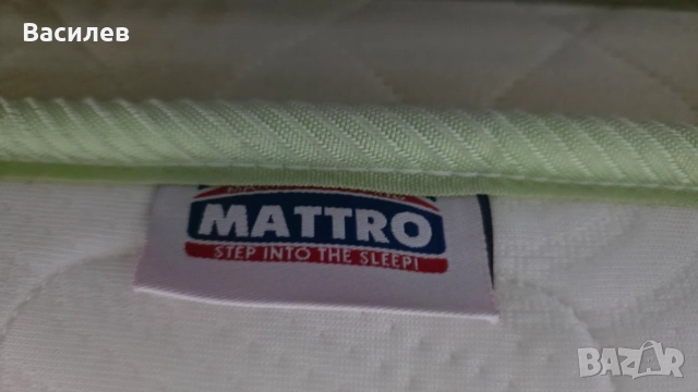 ПРАКТИЧЕСКИ НОВ Топ матрак Сензитив MATTRO – 160х200 см (Дебелина 10 см), снимка 6 - Матраци - 55448943