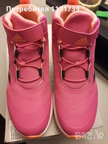 Дамски розов АДИДАС- 40 номер, снимка 4 - Маратонки - 54065889