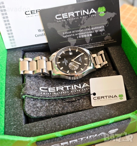 Certina DS-1 automatic Swiss Made ETS saphire wr100m, снимка 13 - Мъжки - 54697614