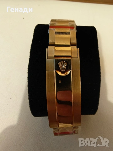 Мъжки часовник Submariner Gold / Black – Автоматик, снимка 8 - Мъжки - 55003654