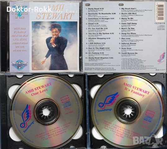 Amanda Lear & Amii Stewart – оригинални дискове, снимка 3 - CD дискове - 54684131