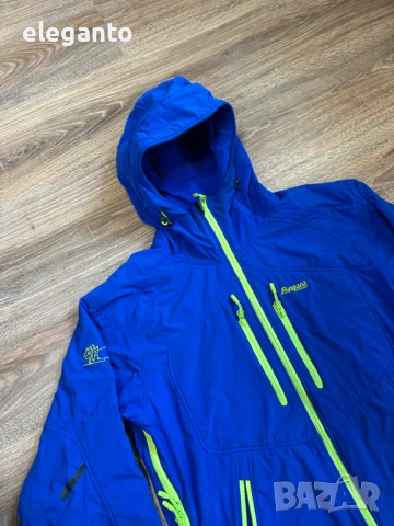Мъжко функционално яке BERGANS OF NORWAY  STRANDA Flex SoftShell Windstopper Jacket​ , L размер, снимка 4 - Якета - 54188426