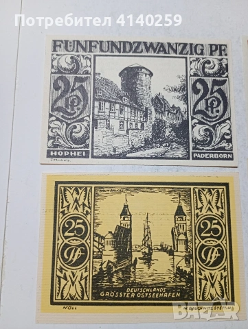 ГЕРМАНИЯ БАНКНОТИ ТИП НОТ ГЕЛ , снимка 2 - Нумизматика и бонистика - 54319423