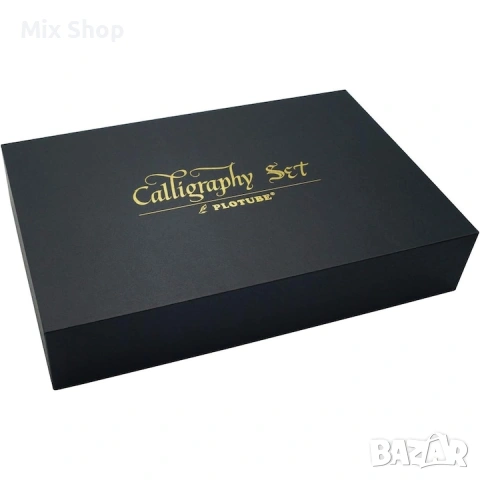 Нов Комплект за калиграфия от 22 части, със 7 различни цветни мастила, дървена графична писалка , снимка 8 - Други - 54037933