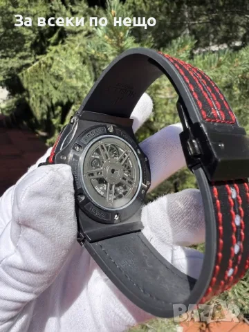 Hublot Big Bang Unico Ferrari Мъжки Часовник С Автоматичен Хронограф Код Chronolux38, снимка 6 - Мъжки - 55639038