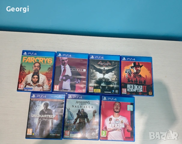PS4 Игри – Всички по 10€! (Red Dead 2, Far Cry 6, Assassin's creed Valhalla и др.)