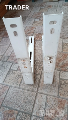 Стойки за климатик 400 х 450 x 50 mm - дебелина 1.5 mm. Бели, снимка 3 - Климатици - 43845294