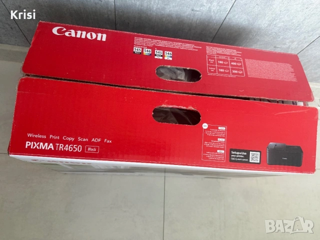 Canon PIXMA TR4650 – Черен, снимка 8 - Друга електроника - 54573887