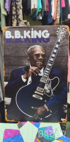 B.B.King-метална табела(плакет), снимка 2 - Китари - 55247121