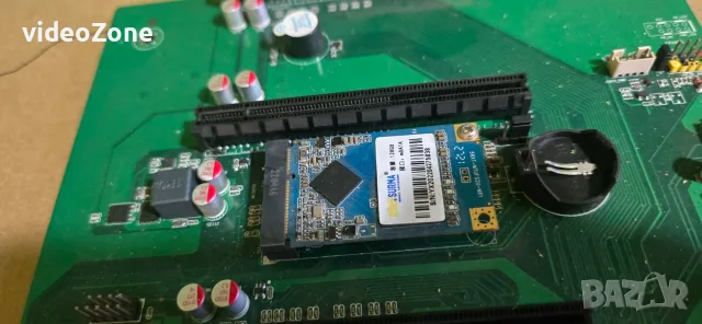 Двупроцесорна майнинг/AI/Xeon платформа – Intel Xeon E5-2620 + 8GB RAM + 128GB mSATA SSD, снимка 2 - Работни компютри - 55473140