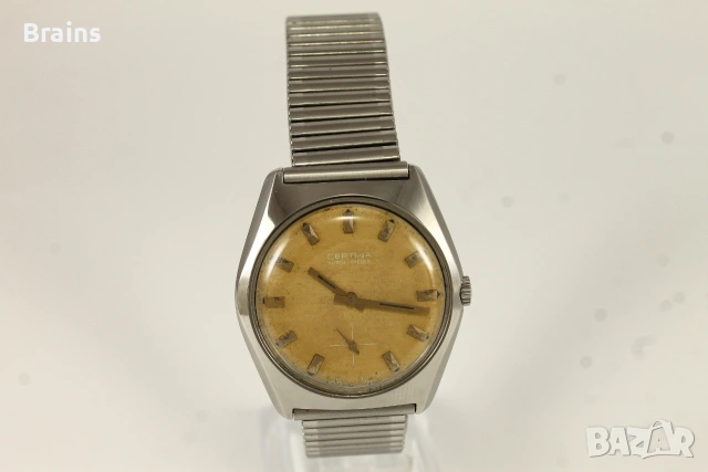 1950's CERTINA Kurth Freres Стоманен Швейцарски Часовник, снимка 3 - Мъжки - 54995857