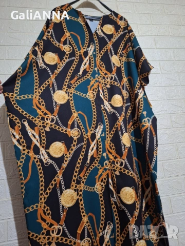 НОВА ДЪЛГА ЕФЕКТНА РОКЛЯ 4XL-6XL, снимка 3 - Рокли - 54393544
