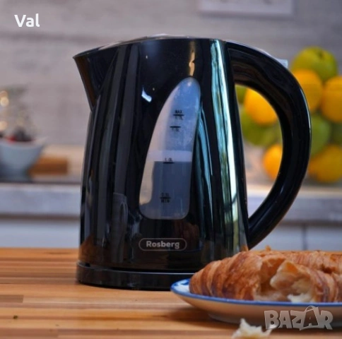 Електрическа кана Rosberg, 2200W, 1.7л., 2 ГОДИНИ ГАРАНЦИЯ, снимка 2 - Кани - 54922940