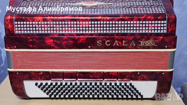 SCALA D'ORO Акустичен 120 баса, снимка 3 - Акордеони - 54756136