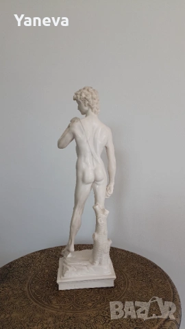 Статуетка от Италия , „Давид“ на Микеланджело . , снимка 6 - Статуетки - 53973063