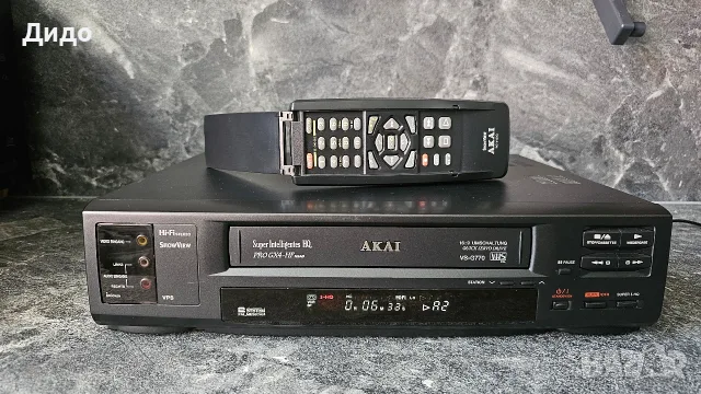 Видеорекордер AKAI VS-G770, снимка 2 - Плейъри, домашно кино, прожектори - 55439466