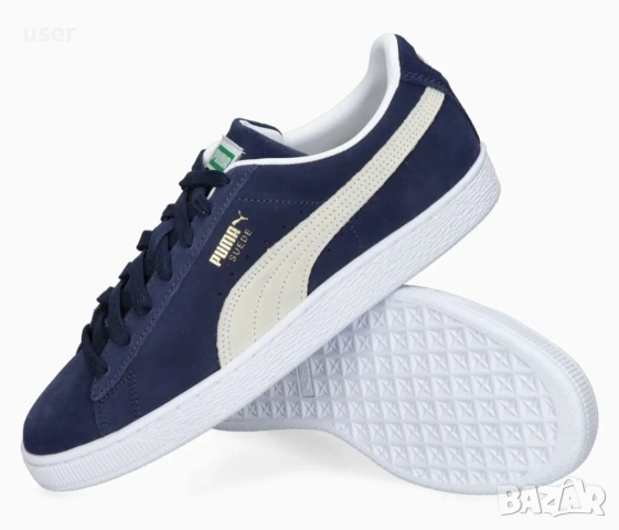 100% Оригинални чисто-нови мъжки сникърси от естествен велур PUMA! 