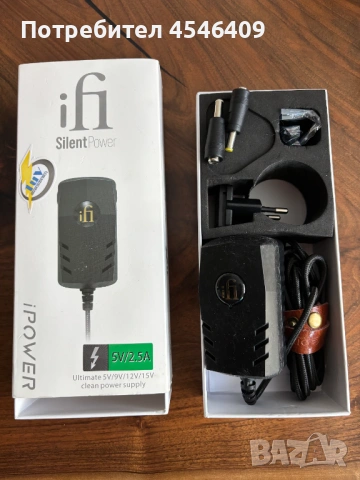 Ултра-тихо аудиофилско захранване 5v IFI iPower  