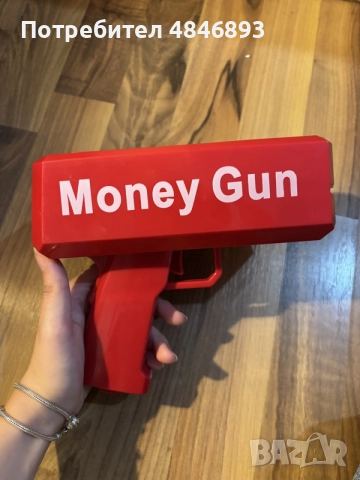 Чисто нов Money Gun с фалшиви банкноти, снимка 2 - Електрически играчки - 55190045