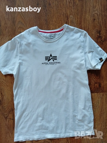 ALPHA INDUSTRIES - мъжка тениска р-р М, снимка 5 - Тениски - 55066914