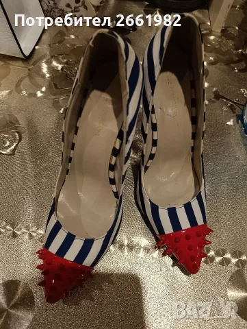 Реплика на Christian Louboutin , снимка 3 - Дамски обувки на ток - 55388799